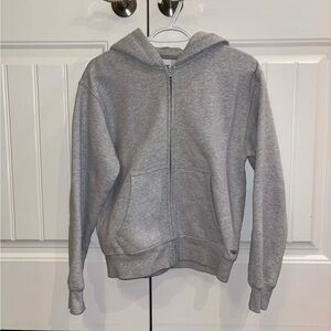 Aritzia TNA Sweatfleece Cozy Fleece Perfect Fit Zip-up Hoodie